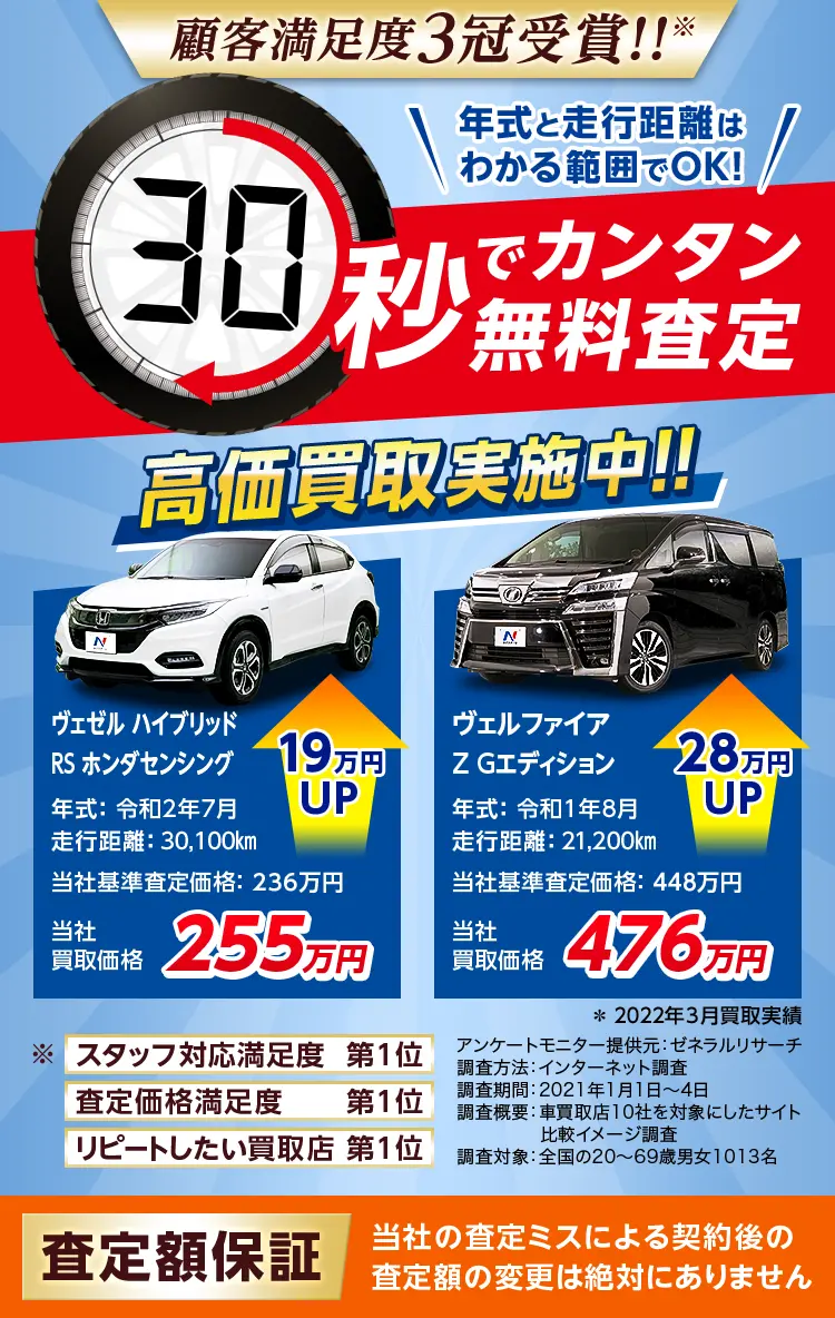 あなたの愛車を簡単査定 新車 中古車の ネクステージ